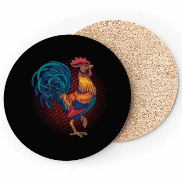 Discover Easily Distracted By Chickens Coasters