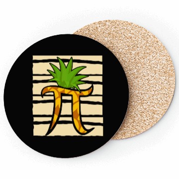 Discover Pineapple Pi Math Teacher Mathematician Pi Day Coasters