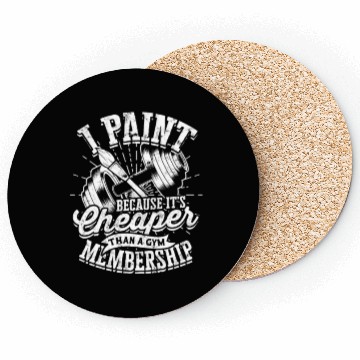 Discover Painting is my therapy - Painters Coasters