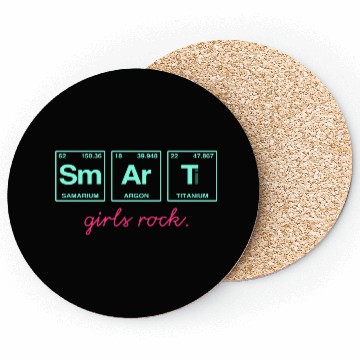 Discover SMART GIRLS ROCK - Elements Periodic Table Coasters
