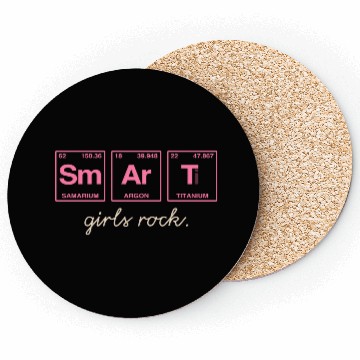 Discover SMART GIRLS ROCK - Elements Periodic Table Coasters