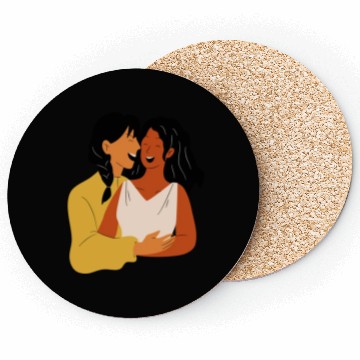 Discover lesbian lgbtq pride valentine day 202 valentines Coasters