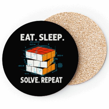 Discover Eat Sleep Solve Repeat Math Speed Cubing Genie Coasters