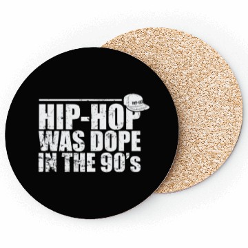 Discover Hip Hop was Dope in the 90's Music Direction Coasters