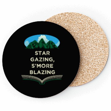 Discover Star Gazing Smore Blazing Camping Friends Camper B Coasters