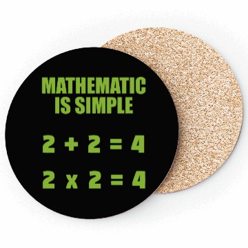 Discover mathematic is simple Coasters
