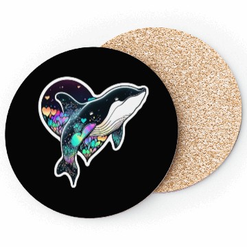 Discover Orca Is My Valentine, Love Hearts Orca Valentines Coasters