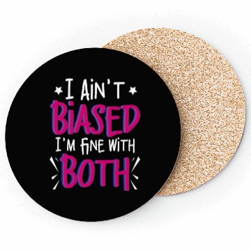 Discover I Ain't Biased Funny Bi Bisexual Pride Coasters