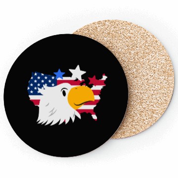 Discover Celebrate independence day a cute Eagle Coasters