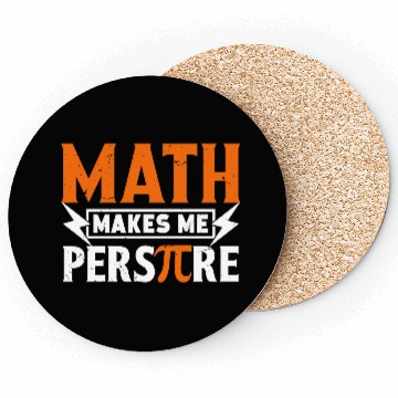 Discover Funny Pi Day Coasters Math Makes Me for Pi Day 3 14