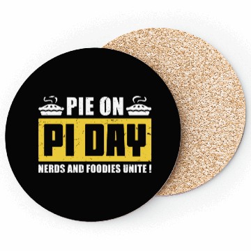 Discover Funny Pie on Pi Day Coasters Math Coasters for Pi Day 3 14