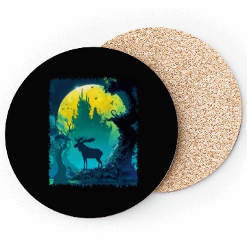 Discover Just A Girl Who Loves Moose Coasters