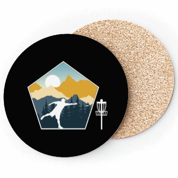 Discover Disc Golf Disc Golfing Ultimate Frisbee Natur Coasters