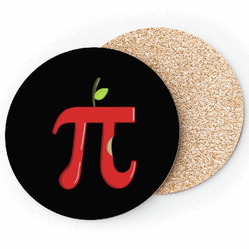 Discover Apple Pi - Funny Pi Day Math Teacher Coasters