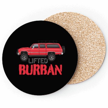 Discover burban Cardinal Red Coasters