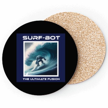 Discover Backside Robot Surfer Coasters