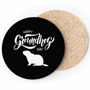 Discover Happy Groundhog Day Coasters Funny Groundhog