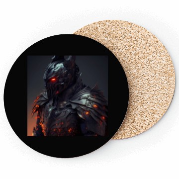 Discover Dark fantasy knight version 9 Coasters