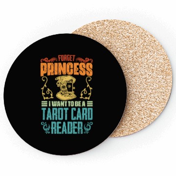 Discover Forget Princess Vintage Tarot Card Reading A Coasters