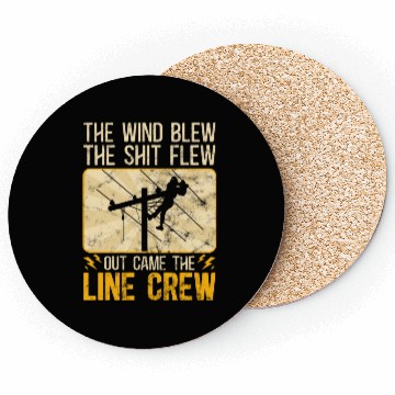 Discover Funny Electrical Lineman Saying Thank A Lineman Coasters
