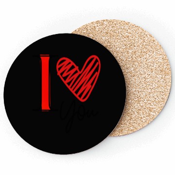 Discover I love you Coasters
