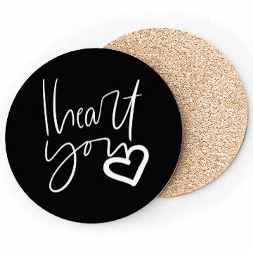 Discover I love you Coasters