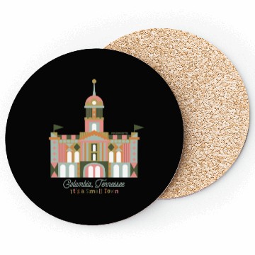 Discover It's A Small Town - Columbia, TN Coasters