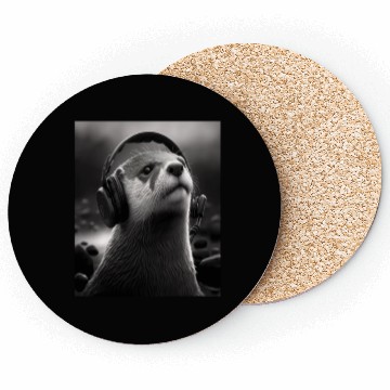 Discover Musician Animal Pet Owners Otter Music Lover Coasters