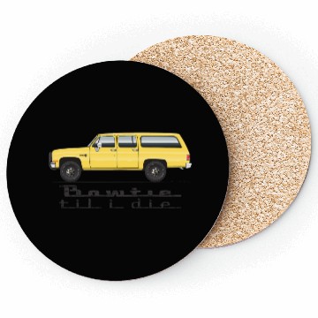 Discover bowtie Colonial yellow Coasters