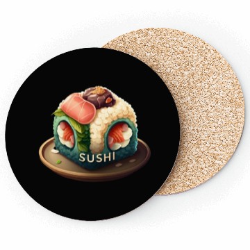 Discover Amazing Realistic Sushi Design Coasters