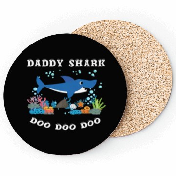 Discover Shark Daddy - Father's Day Gift Coasters