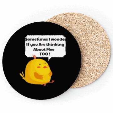 Discover Sometimes I Wonder If My Chickens Are Thinking Coasters