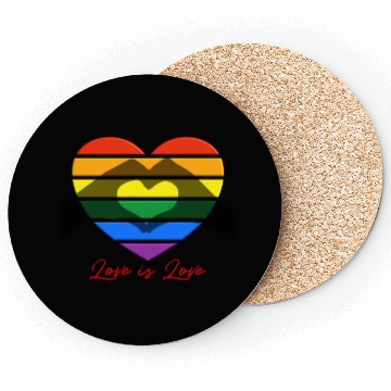 Discover Love is Love Coasters