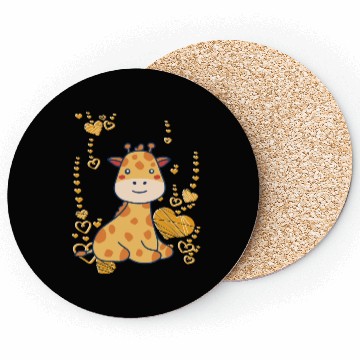 Discover Sweet baby giraffe Coasters
