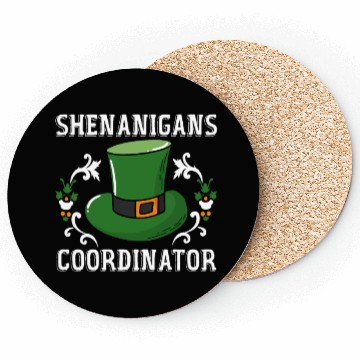 Discover Shenanigans Coordinator Funny St Patricks Day Coasters