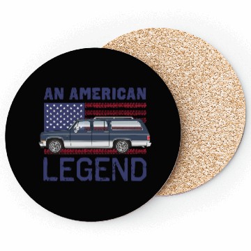 Discover legend Midnight Blue Coasters