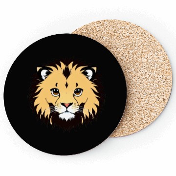 Discover Royal Cartoon Lion - King of the Jungle 22 Coasters