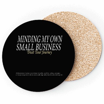 Discover minding my own small business valentine's day Coasters