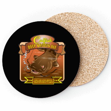 Discover Catfish Deep Brown Ale Coasters