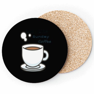 Discover Easy Like Sunday Coffee Coasters