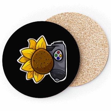 Discover Sunflower Game Controller (MyLittleGaming) Coasters
