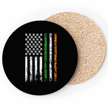 Discover American Flag Patriotic St. Patrick's Day Coasters