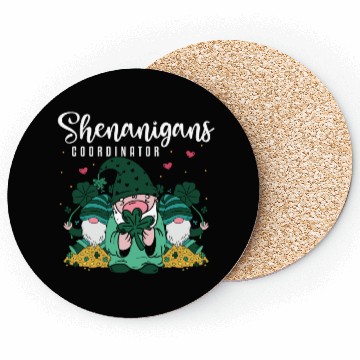 Discover Shenanigans Coordinator Funny St Patricks Day Coasters