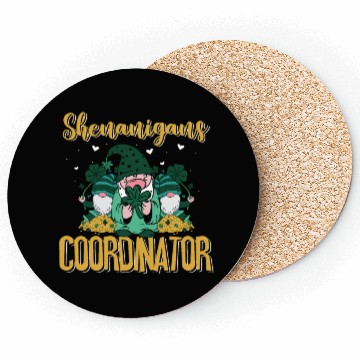 Discover Shenanigans Coordinator Funny St Patricks Day Coasters
