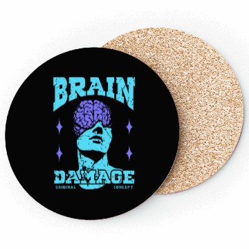 Discover Brain Damage Streetwear Coasters