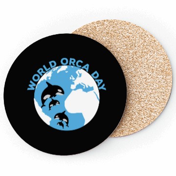 Discover World Orca Day Coasters