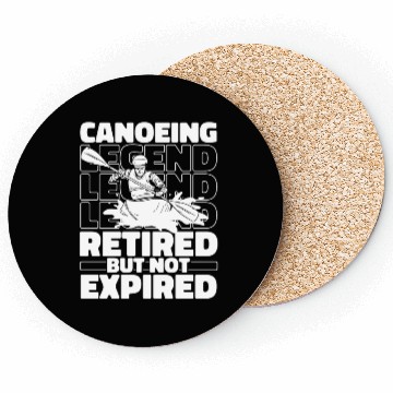 Discover Canoe Canoeing Canoeist Retired Coasters