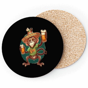 Discover Funny Spider Monkey Lover Mexican Spider Monkey Coasters