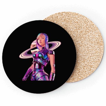 Discover Space Girl 2 Coasters