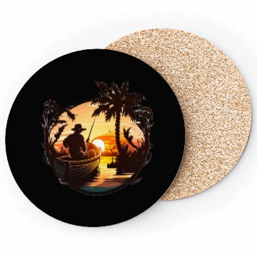 Discover Rather be fishing Coasters